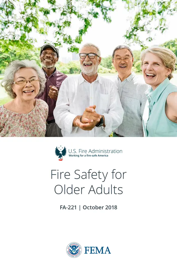 Fire Safety for Older Adults cover