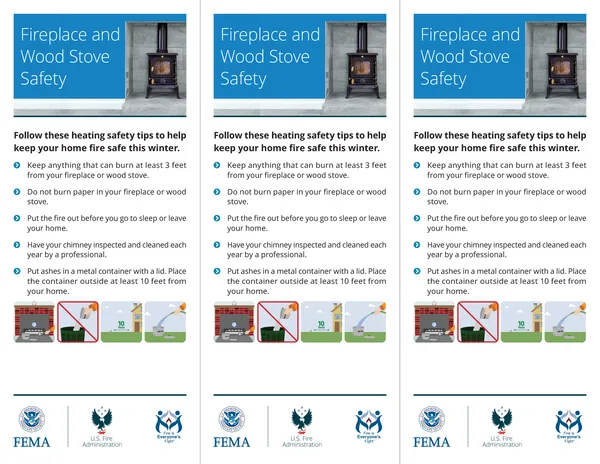 Fireplace and woodstove fire safety