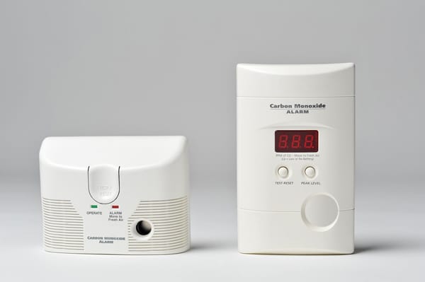 two CO alarms