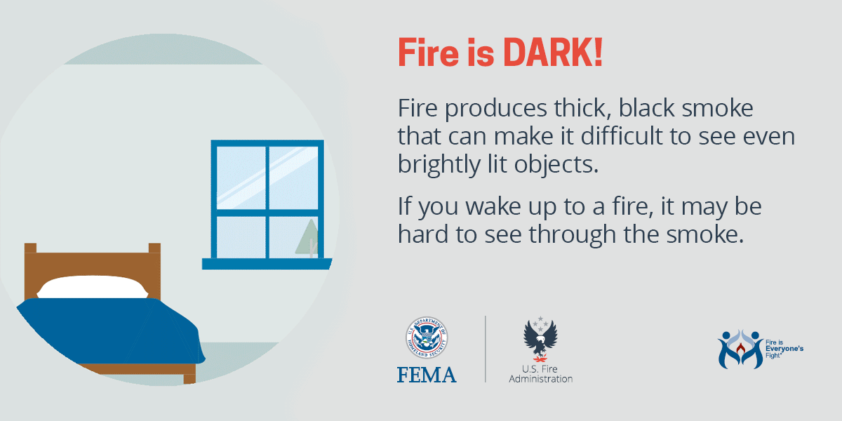 Fire is DARK social media card