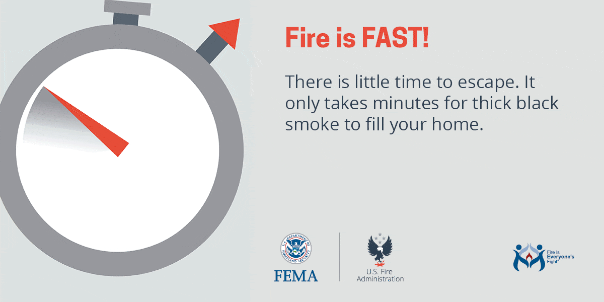 Fire is FAST social media card