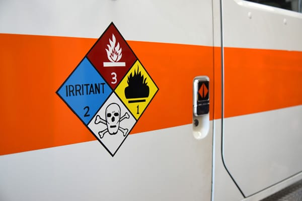 hazmat placard