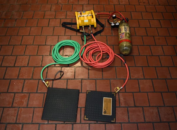 SCBA equipment check