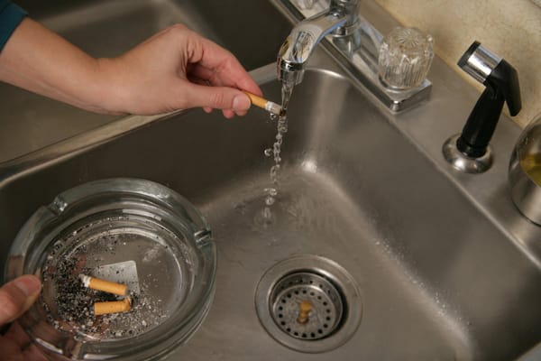 soaking ashes in running water