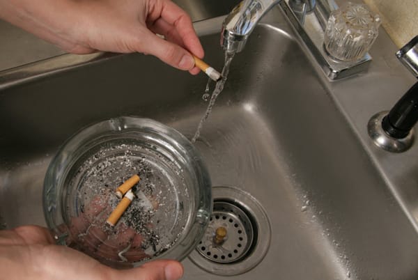 soaking ashes in running water