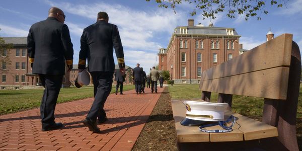 Photo of EFO students on campus in Emmitsburg, MD