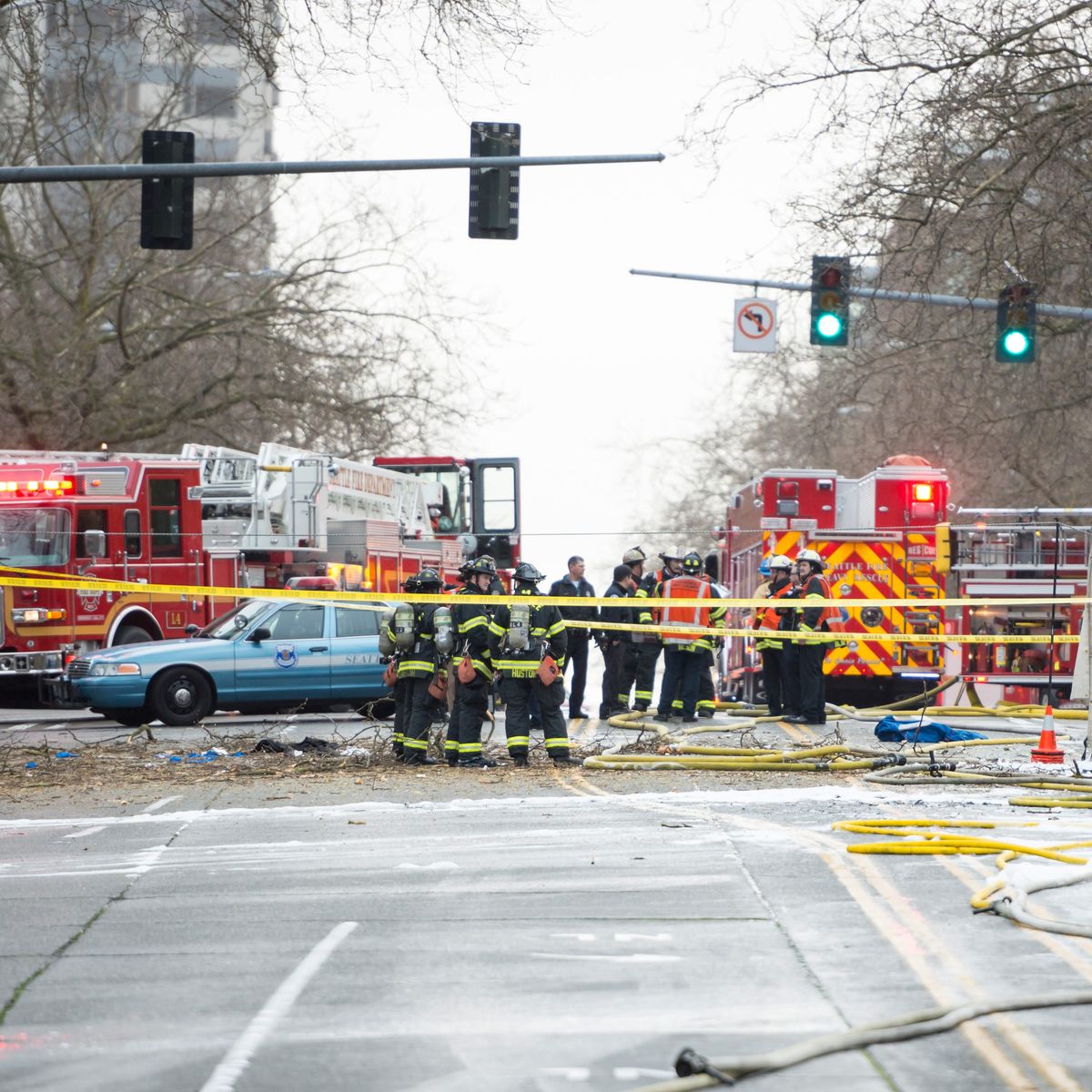 Photo of an incident scene