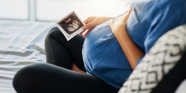 Photo of a pregnant woman.