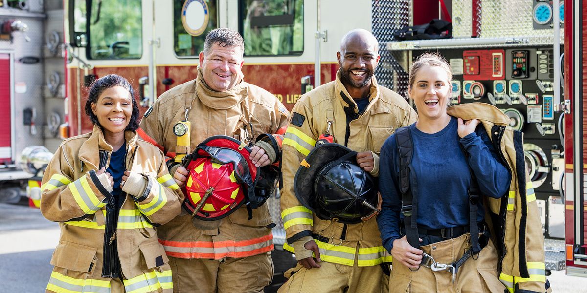 Photo of a group of firefighters