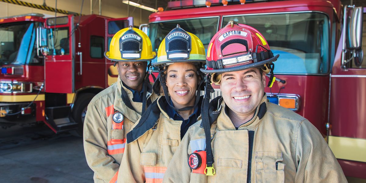 Photo of a group of firefighters