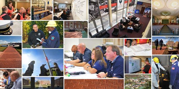 Collage of photos from the National Fire Academy