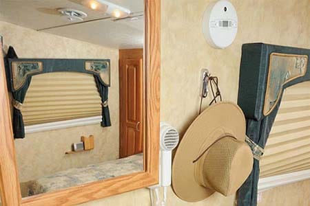 smoke alarm installed in an RV