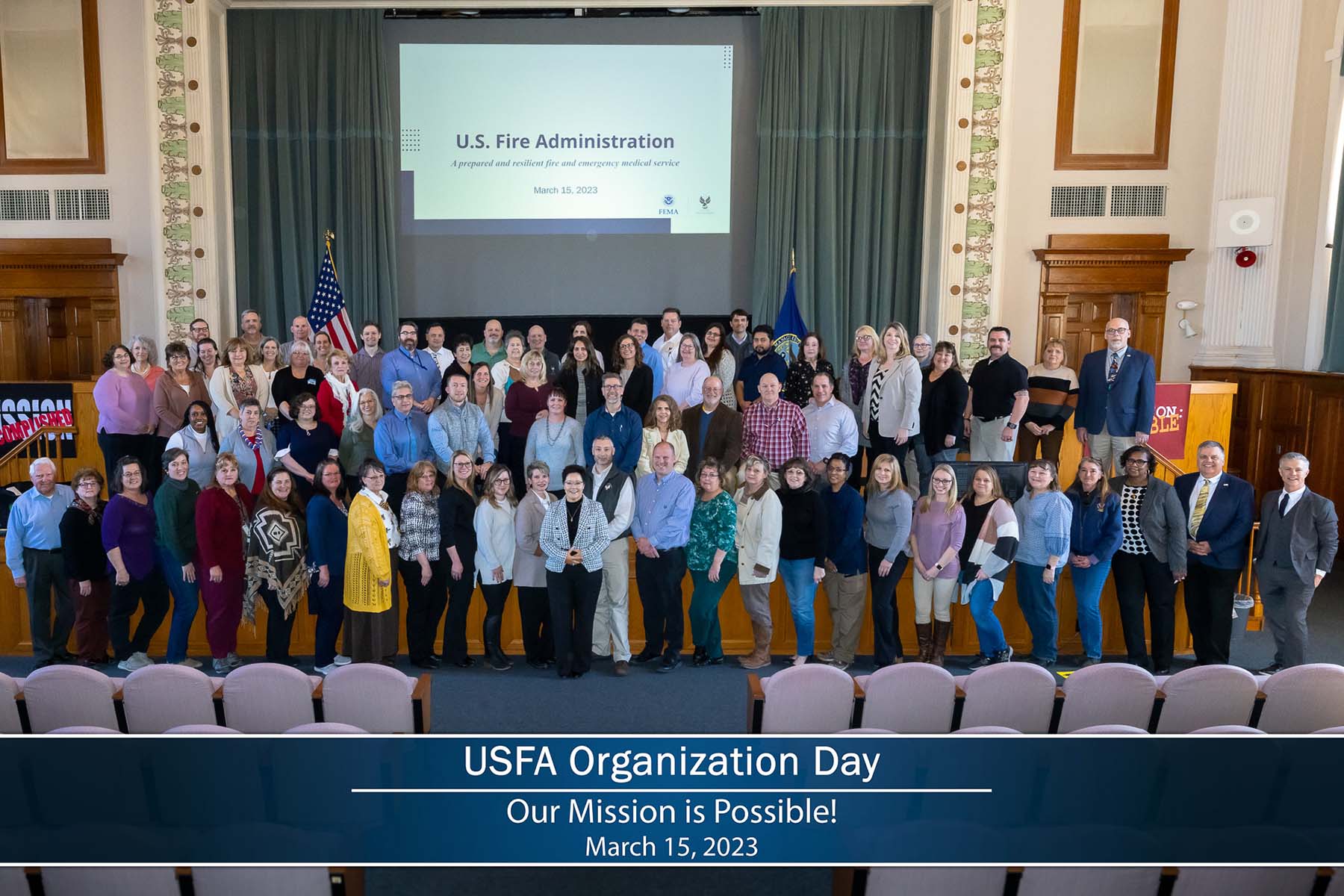 USFA staff at Organization Day