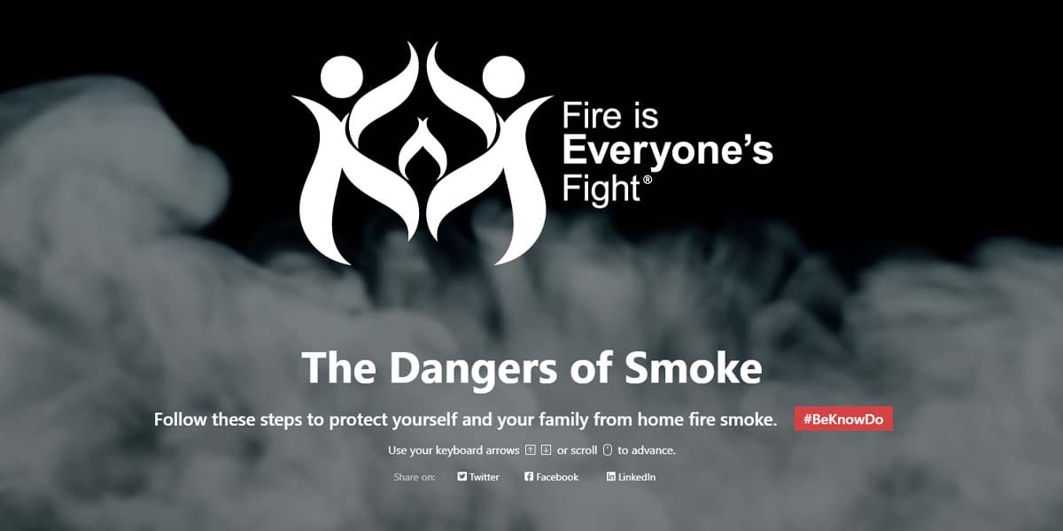 know the dangers of smoke presentation