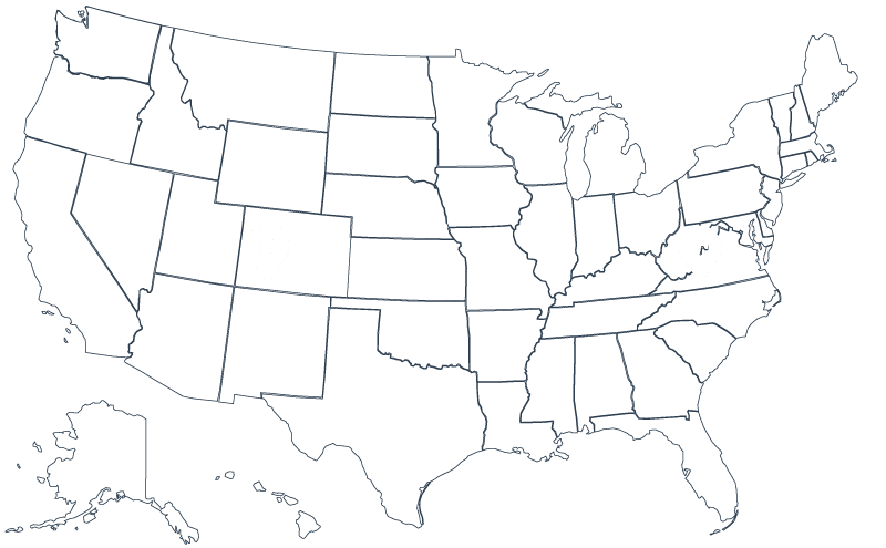 map showing locations of communities